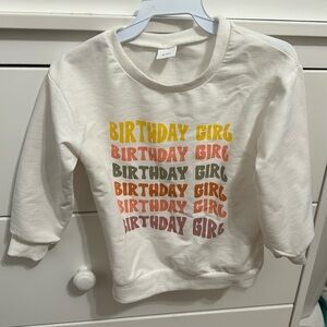 3-4T Birthday Sweatshirt